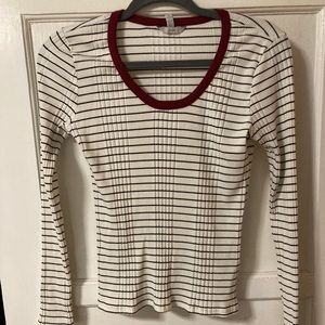 Joie Long sleeved striped shirt